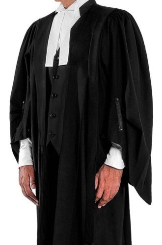 Barrister Gown Available in Your Size in Melbourne